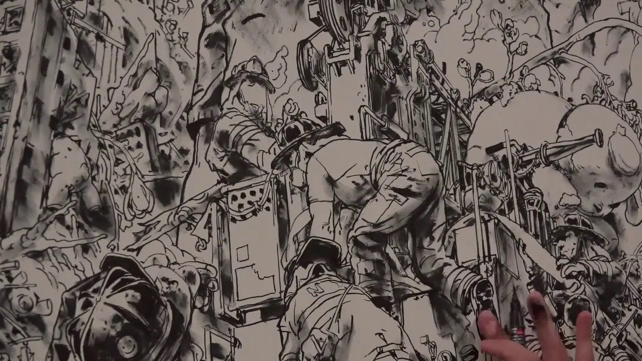 Kim Jung Gi Timelapse video