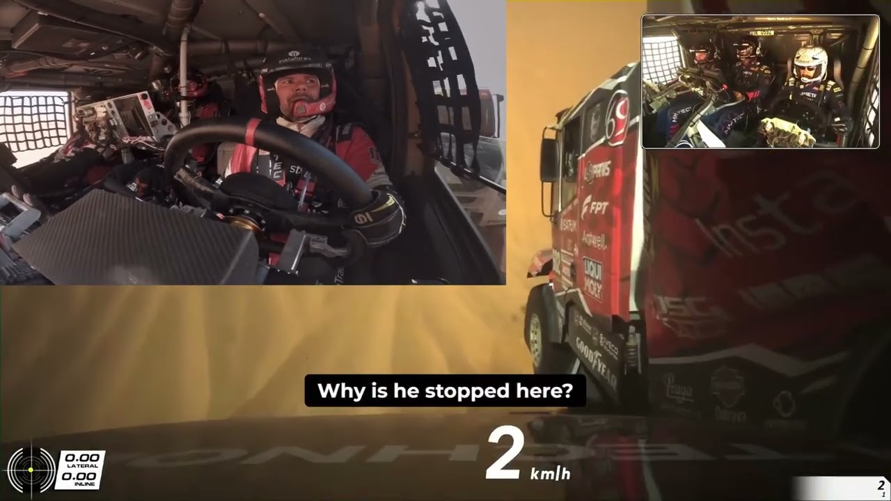 Dakar 2026 - Macik and Loprais truck crash