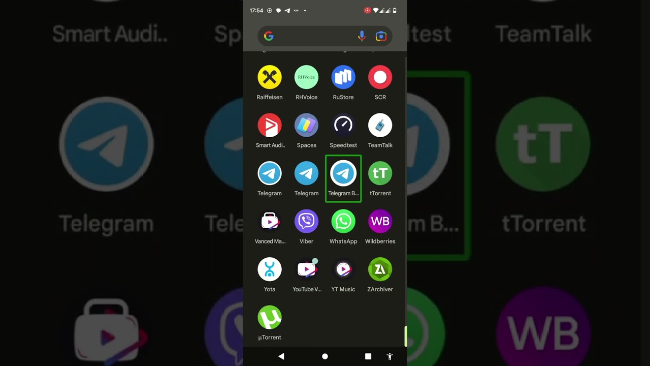 Наглядная демонстрация использования тем в группах в Telegram