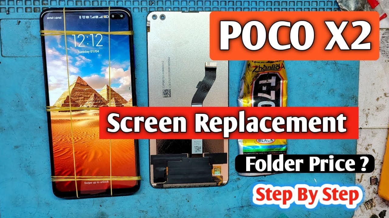Poco X2 Display Replacement | Poco X2 Folder Change/Price | Poco X2 Screen Combo Replacement |