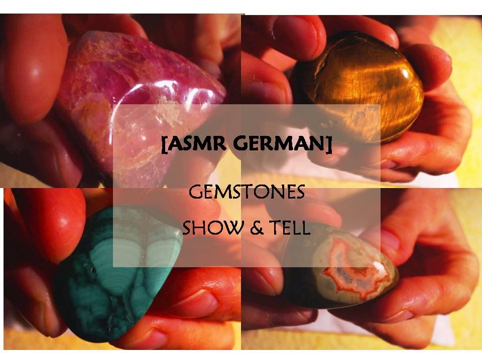 [ASMR GERMAN] 💎💎💎 1,5 h SHOW & TELL OF MY CRYSTALS 💎💎💎 WHISPERED