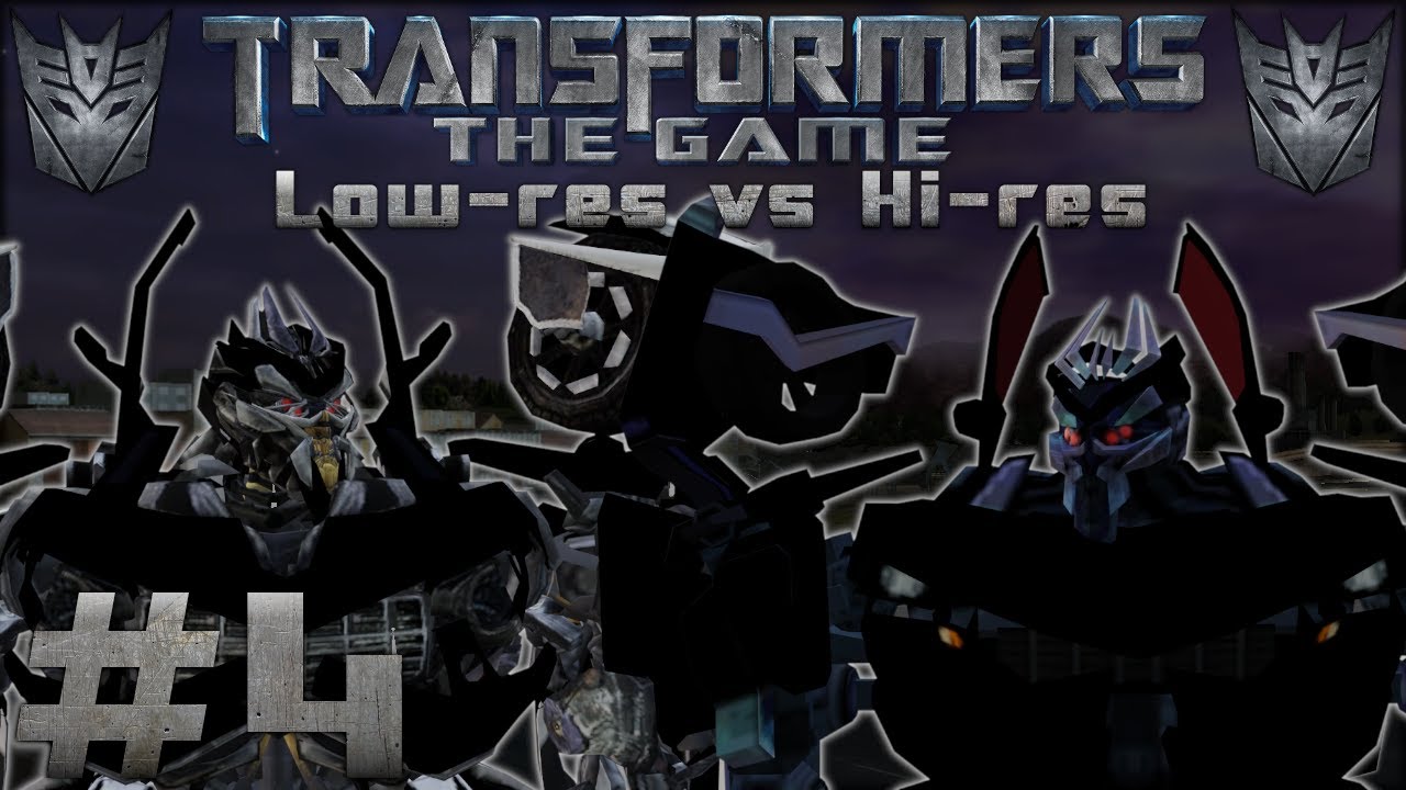 Transformers: The Game Low-Res Vs Hi-Res Assets (The Hunt for Sam Witwicky)
