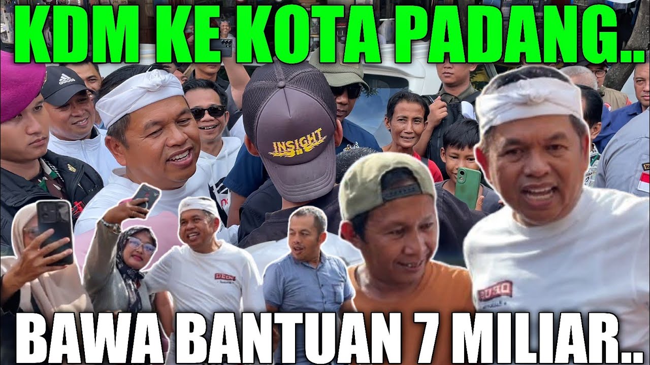 BELANJA 7 MILIAR, KDM DISERBU WARGA !!! Dedi Mulyadi Bawa Bantuan Untuk Warga Terkena Banjir Bandang