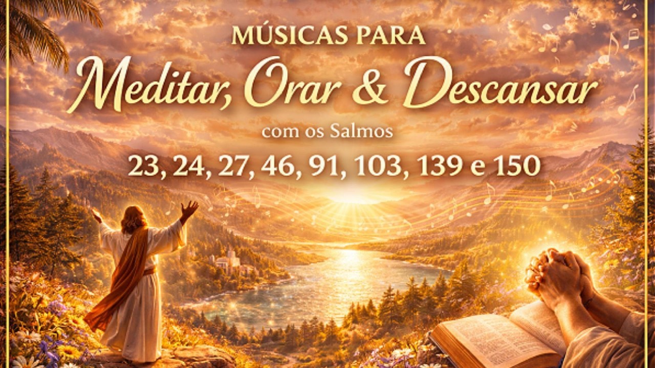 Salmos para Orar, Meditar e Dormir em Paz | 23, 24, 27, 46, 91, 103, 139 e 150