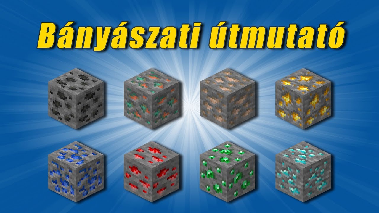 Bányászati útmutató | Minecraft Tutorial Magyarul | 1.19+
