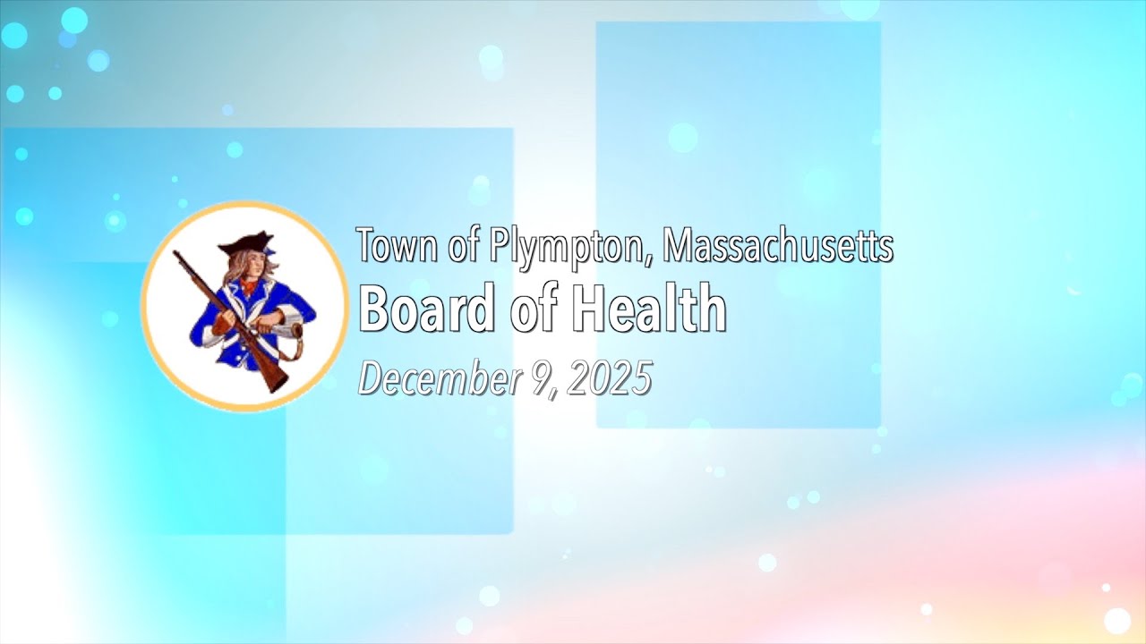 Plympton Board of Health - December 9, 2025