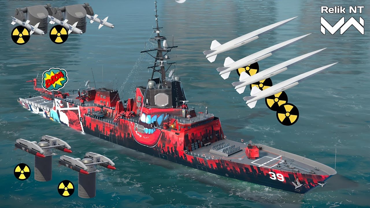 Hmas Hobart With 4x ASN4G And RPK-1 Vikhr | Nuclear Build ☢️ Modern Warships 