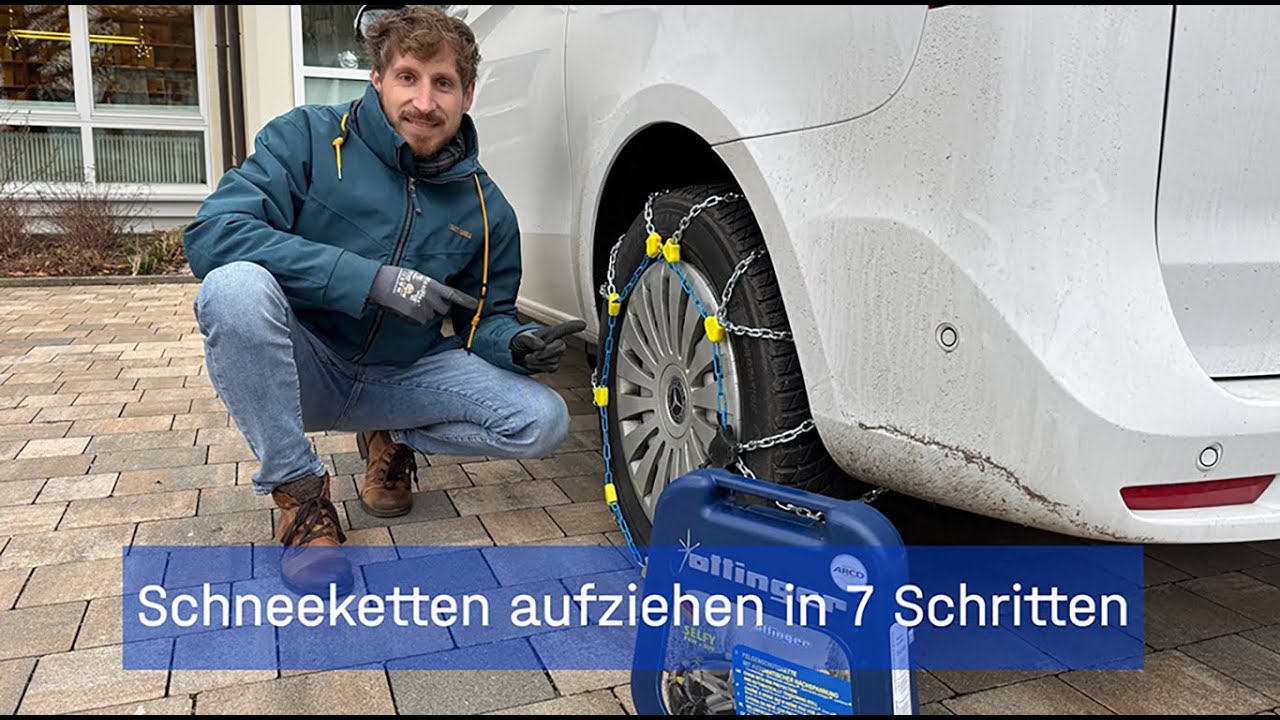 Tutorial: Schneeketten aufziehen in 7 Schritten
