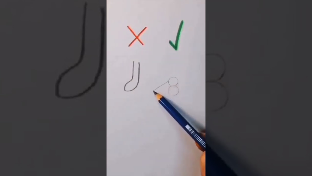 tutorial de como desenhar um p&eacute;!