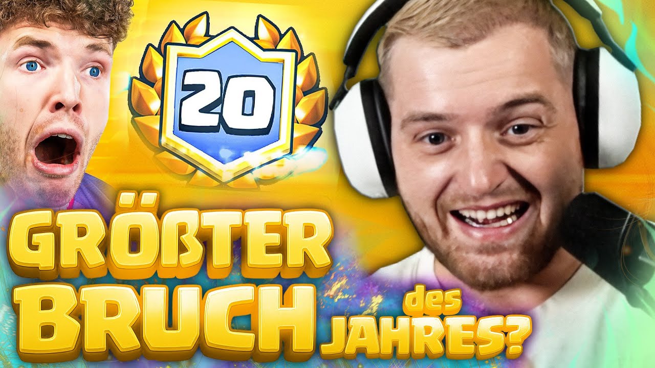 😂🤣 Es ist UNFREIWILLIG LUSTIG ihn zum VERZWEIFELN zu bringen! 😅 Clash Royale 20 Siege Challenge