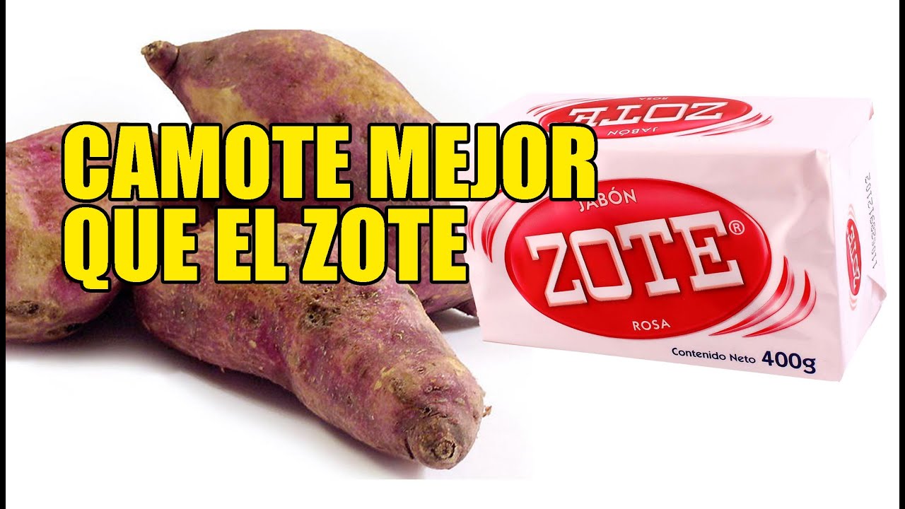 Camote mejor que el ZOTE; planta que sirve para jabón