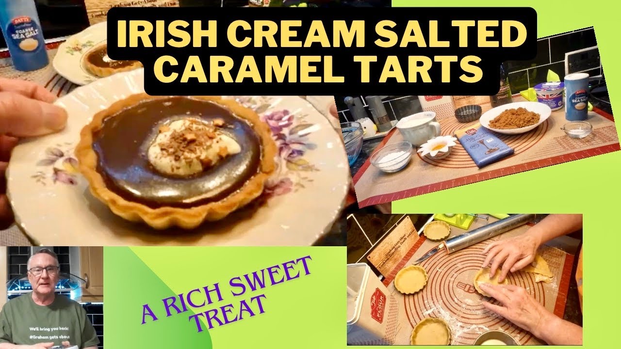 Irish Cream Salted Caramel Tarts