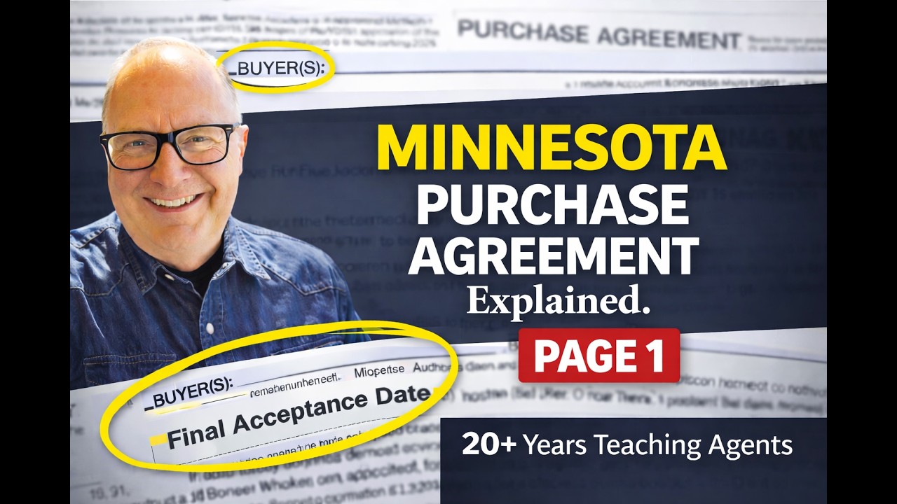 MN Real Estate Master Class : The Purchase Agreement - 1.0