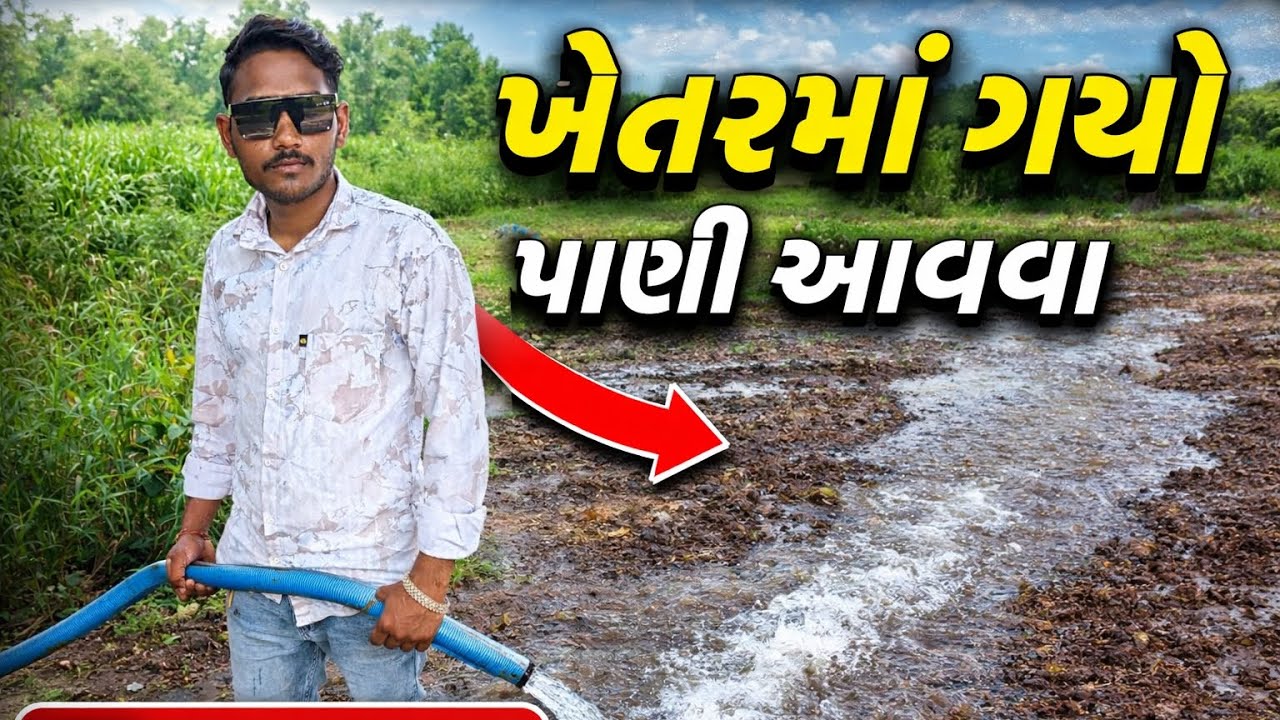 ખેતરમાં પાણી વાળવા જવાના છીએ 🌱🌱🌱🌱🌱🍀🍀☘️