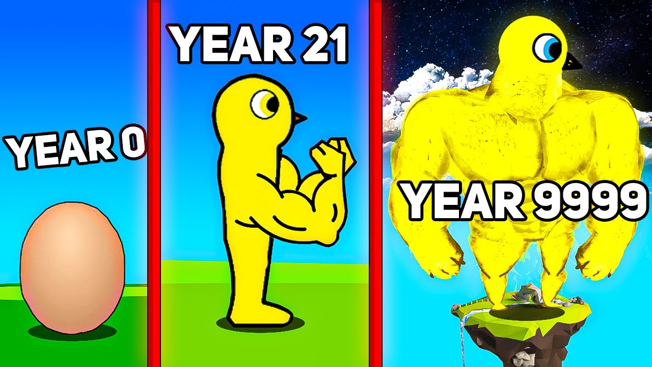 When you evolve your duck for 10,000 years