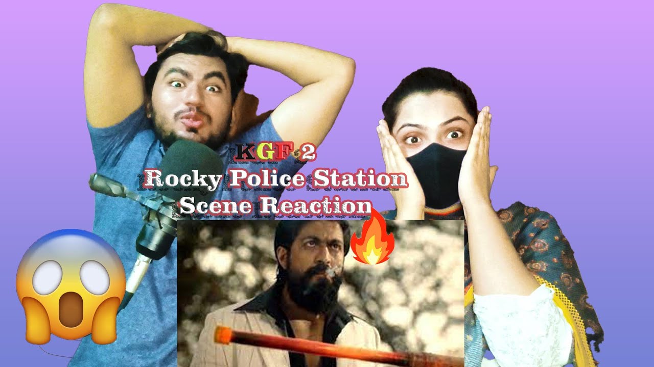 Rocky Destroy Police Station Scene Reaction | KGF Chapter 2 | Yash | Reaction | Unesif Ali X Zara