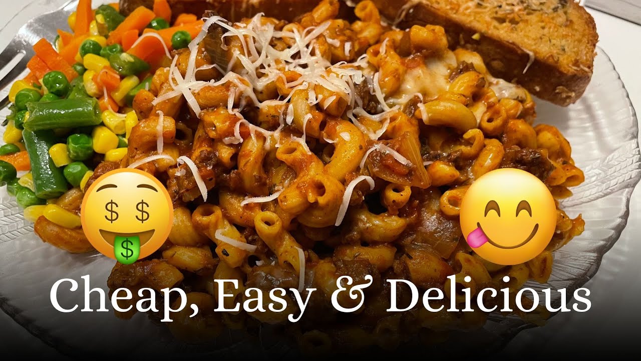 American Goulash // Cheap Easy Meal // Comfort Food // Fall Recipe