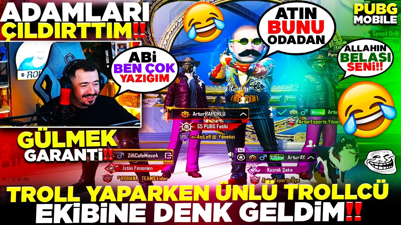 TROLL YAPARKEN 😂 ÜNLÜ TROLLCÜYE DENK GELDİM - PUBG MOBİLE Gülmekten Çatlayacaksınız