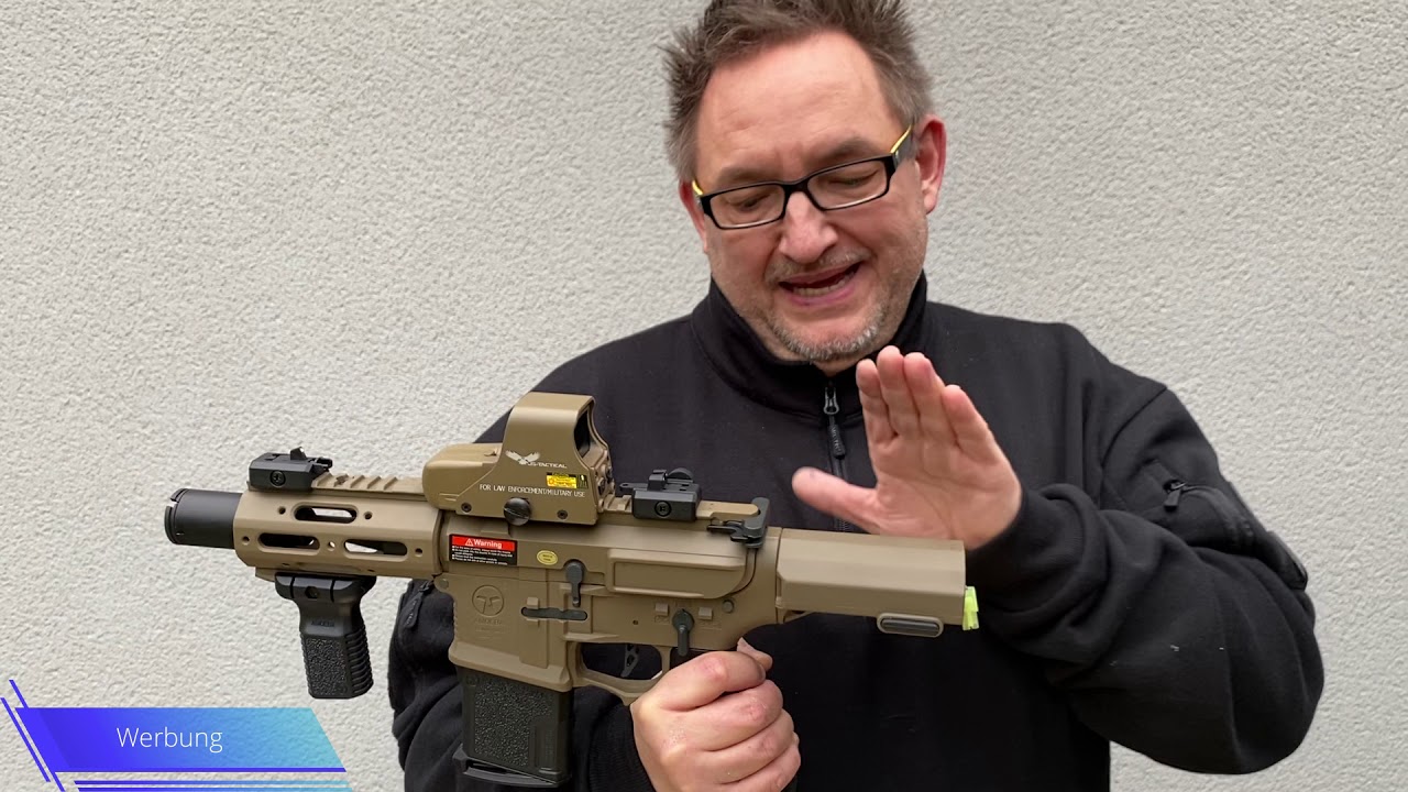 Ares Amoeba AM015 Tan Airsoft AEG Review Unboxing Softair.Zone