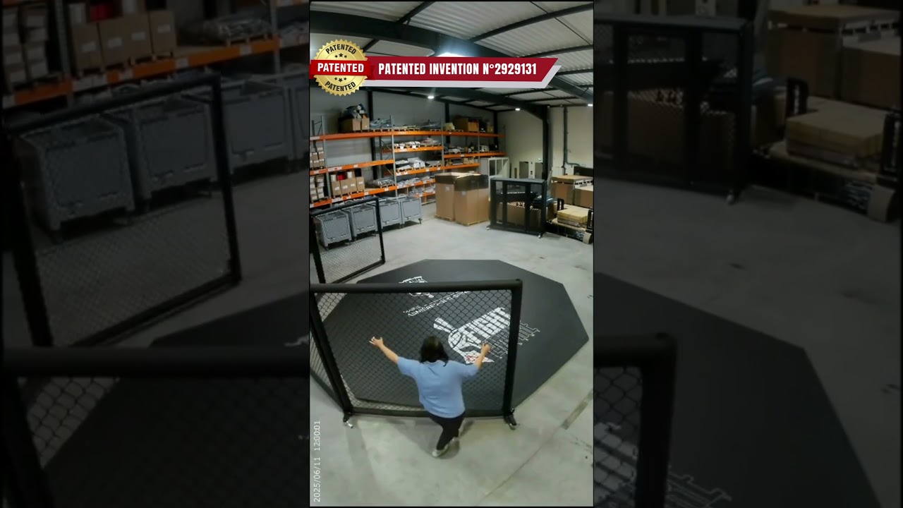 World&rsquo;s Fastest MMA Cage Setup &ndash; Fully Assembled in 5 Minutes!