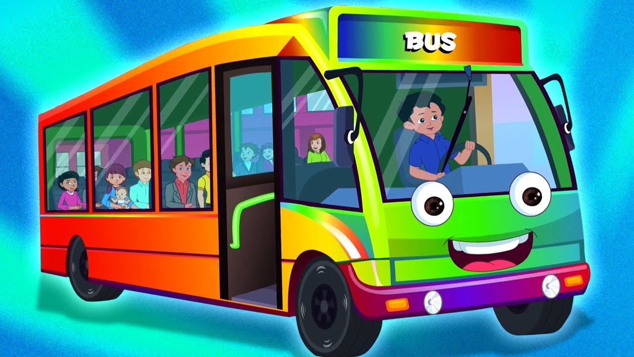 koła w autobusie | wierszyki dla dzieci | Nursery Rhymes | Wheels On the Bus