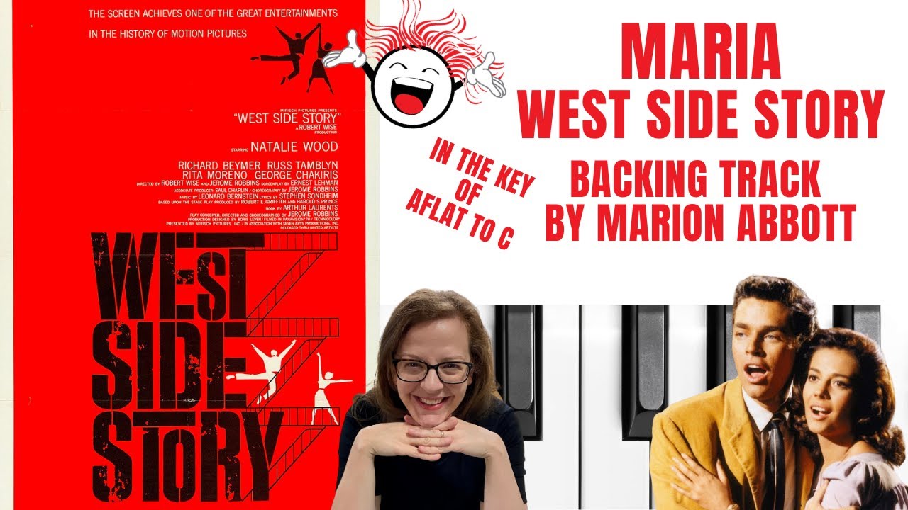 Maria - West Side Story - Accompaniment 🎹 *Aflat to C*