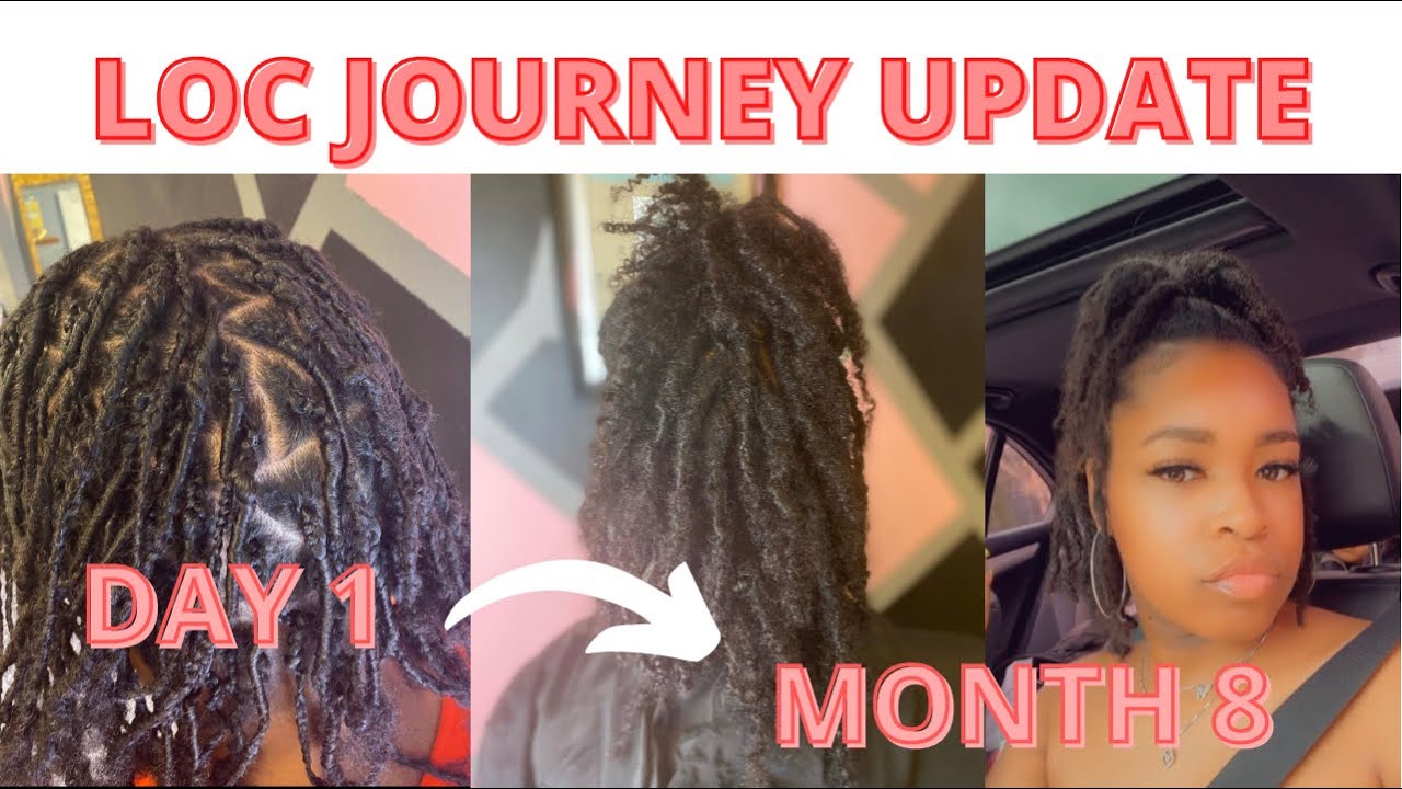 Loc Journey 8 Month Update | Pictures and Videos Included