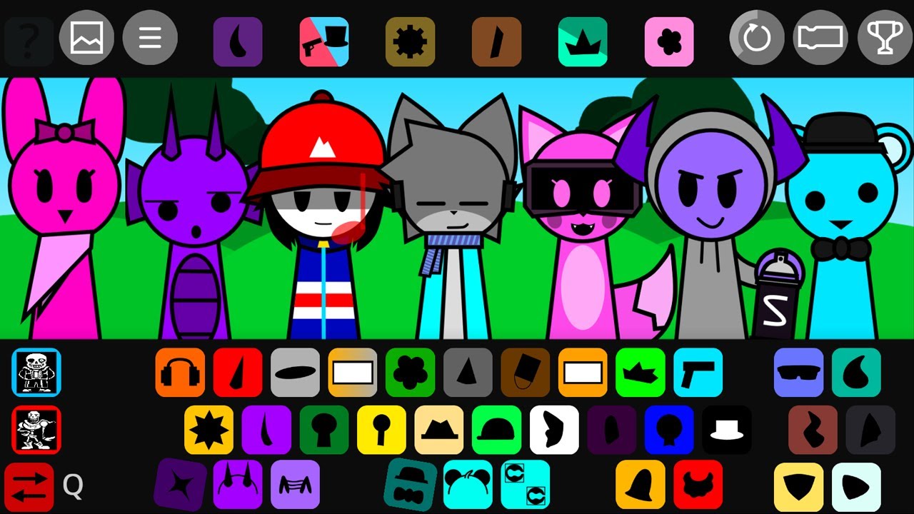 Incredibox - Spruted (Sprunki AU, 52 Character) - This is Sprunki's fan mod!