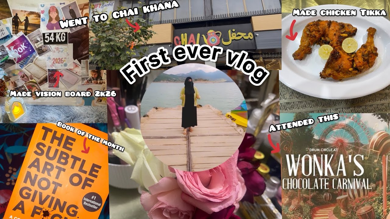 MY FIRST EVER VLOG | Wiliwonka festival | chai khana | Book of the month | Chicken tikka | vision 26