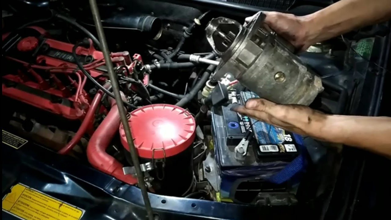 Como tirar o motor de arranque do Tempra para consertar