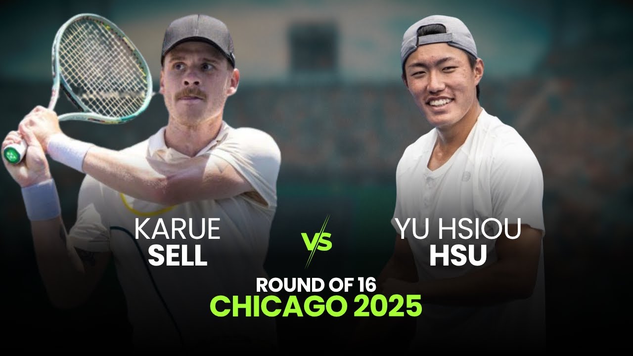Karue Sell vs Yu Hsiou Hsu | Chicago 2025 R16 | ATP Highlights
