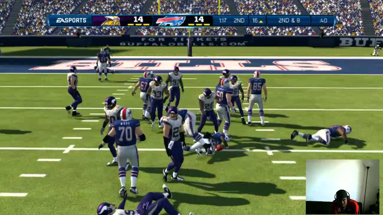 Madden NFL 13 - The Break Dance Move! | Madden 13 Online Ranked Match | Bills vs Vikings