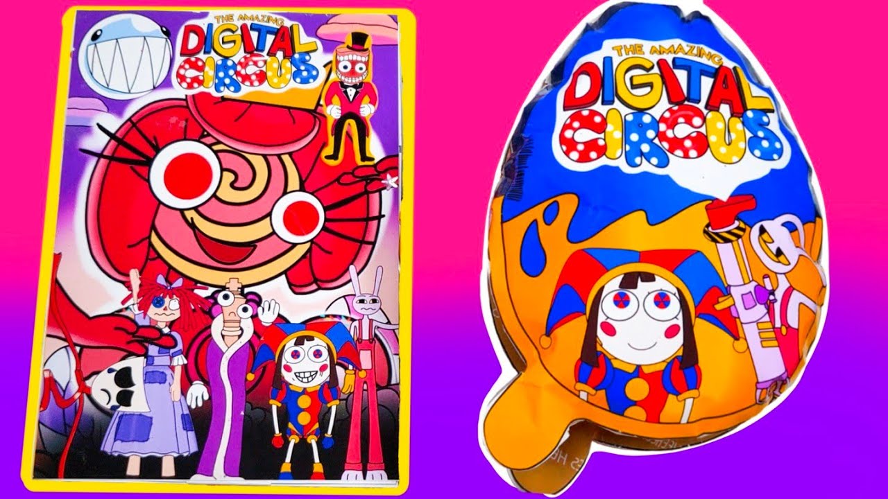 🎪MAKING THE AMAZING DIGITAL CIRCUS LOO PRINCESS 🫶💓GAMEBOOK+KINDER JOY SQUISHY PLAY@GLITCH