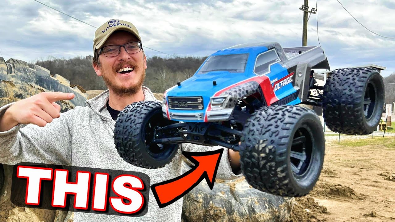 BEST RC Monster Truck Under $100 RIGHT NOW! 1/10 Big RC Arrma - TheRcSaylors