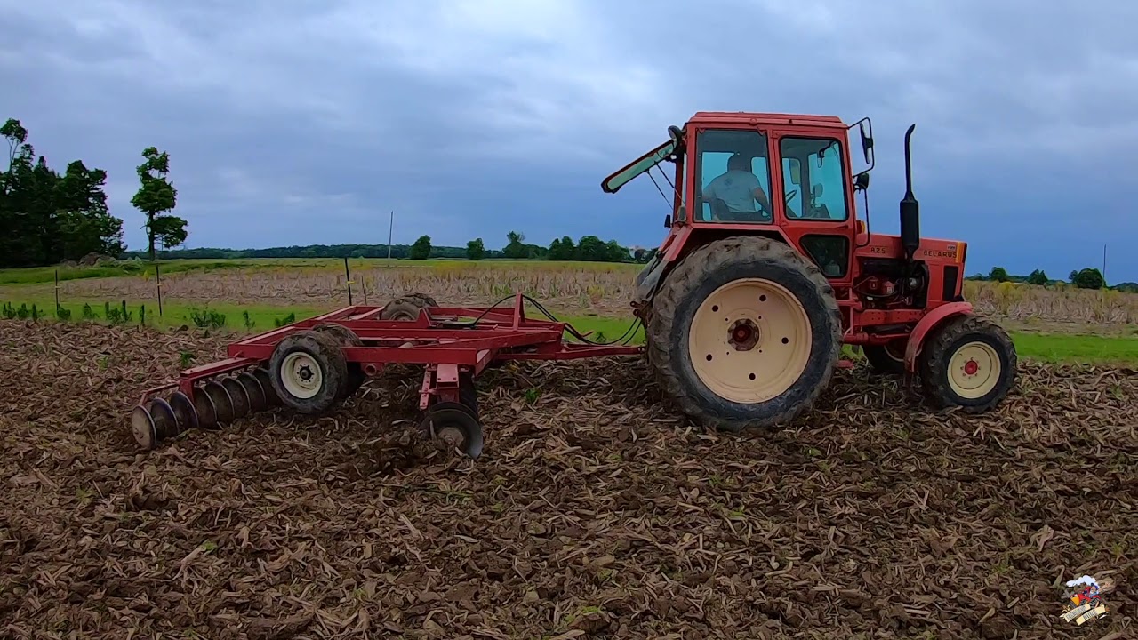 Belarus 825 Tractor pulling a Disk near Greenville Ohio