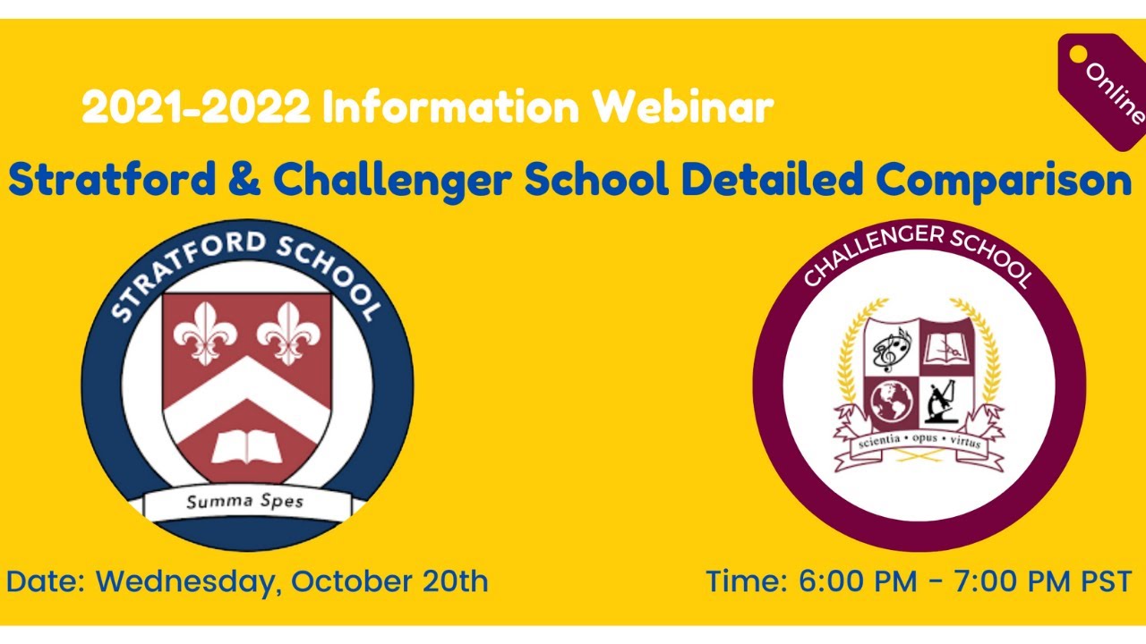 [Think Academy] Stratford & Challenger School Detailed Comparison Information Webinar