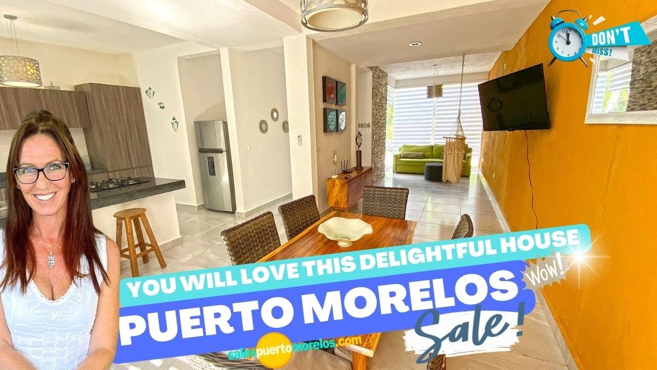 3 Br House for sale Puerto Morelos