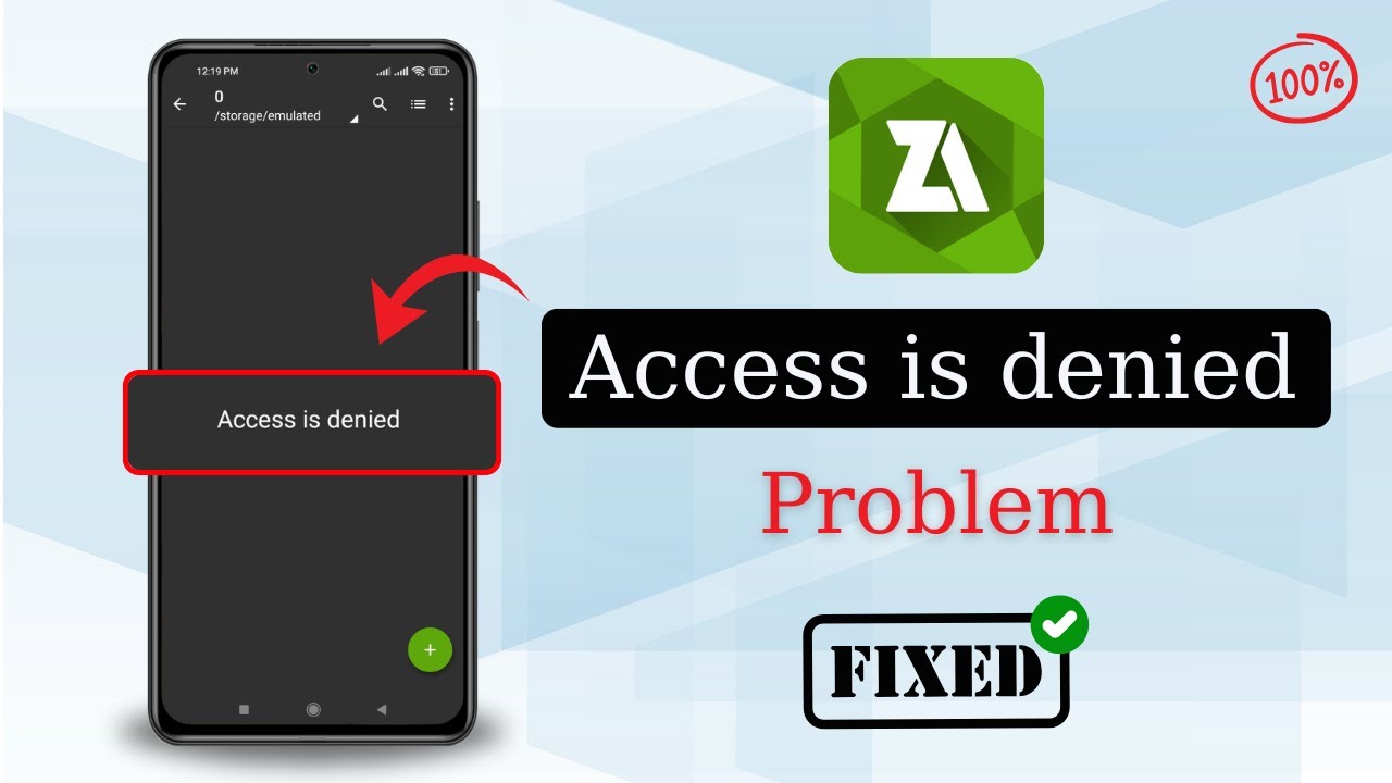ZArchiver Access is denied Problem 2025 | How to Fix Access Denied on ZArchiver