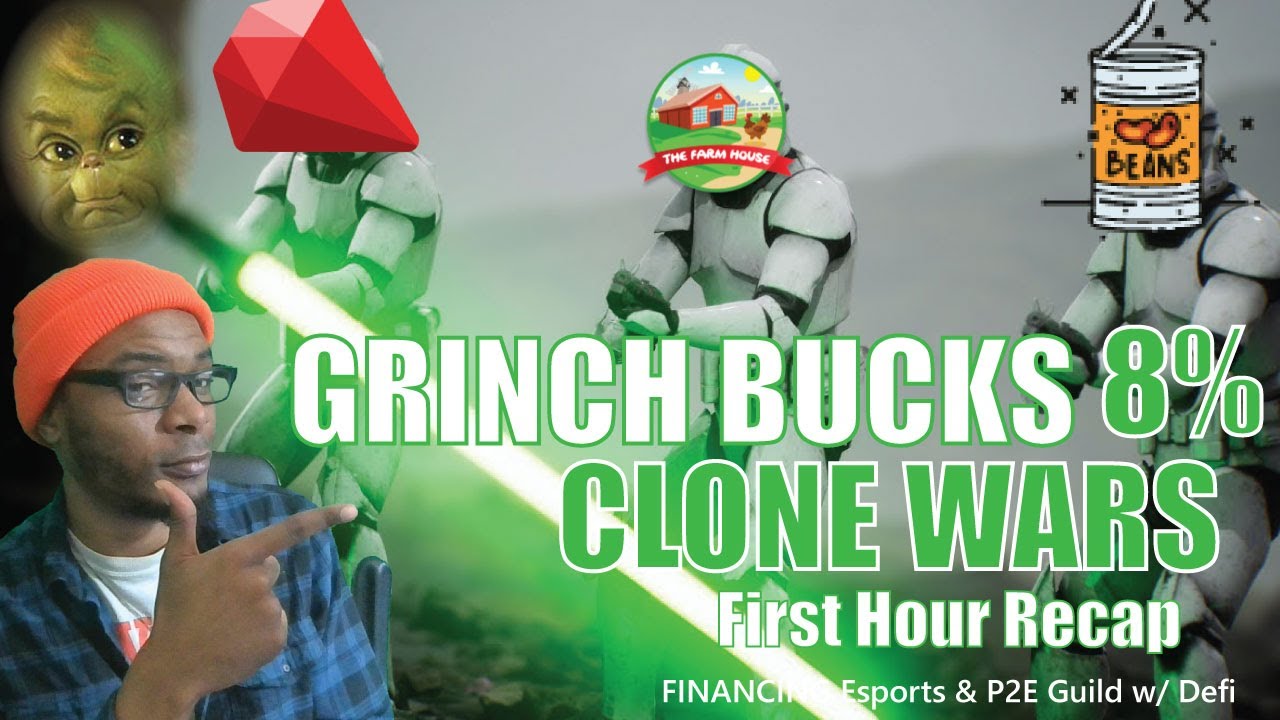 Grinch Bucks 8% Daily ROI Dapp - Launch Recap of 1st Hour!!! Huge Gains & Flowing Capital!!!
