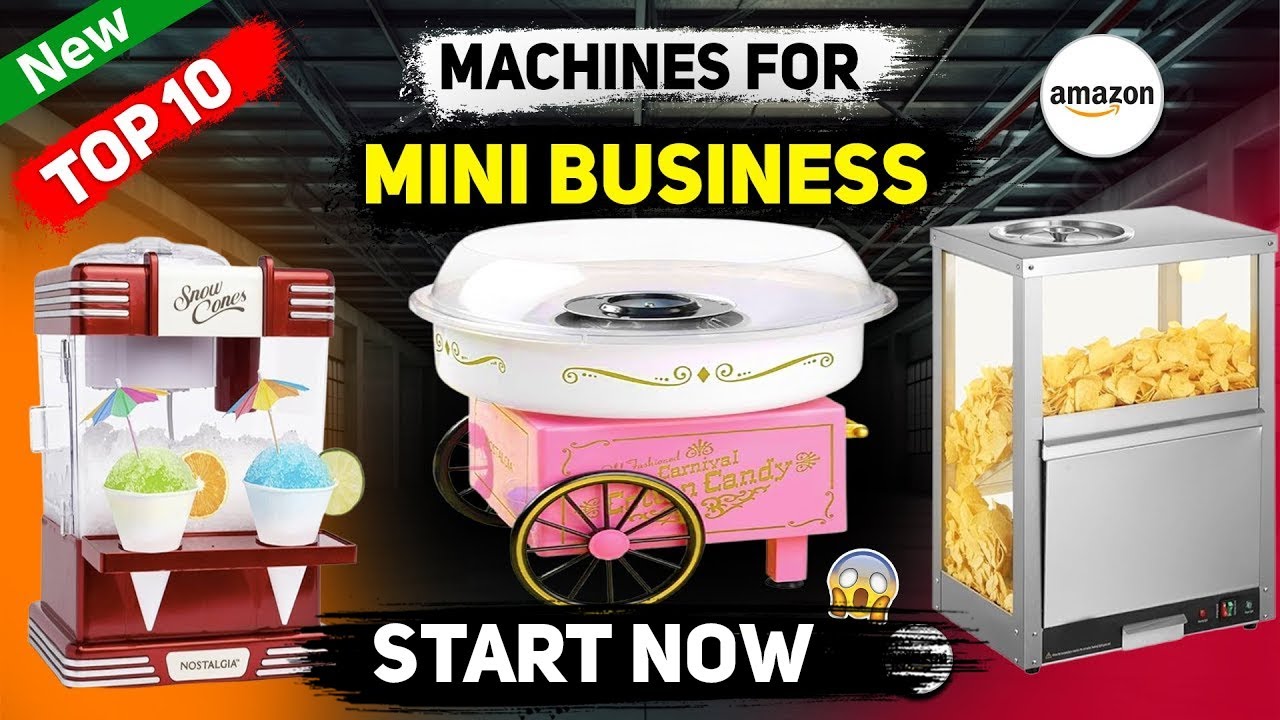 10 Small Business Machines from Amazon to Start a Profitable Business in 2025 | Mini Machines