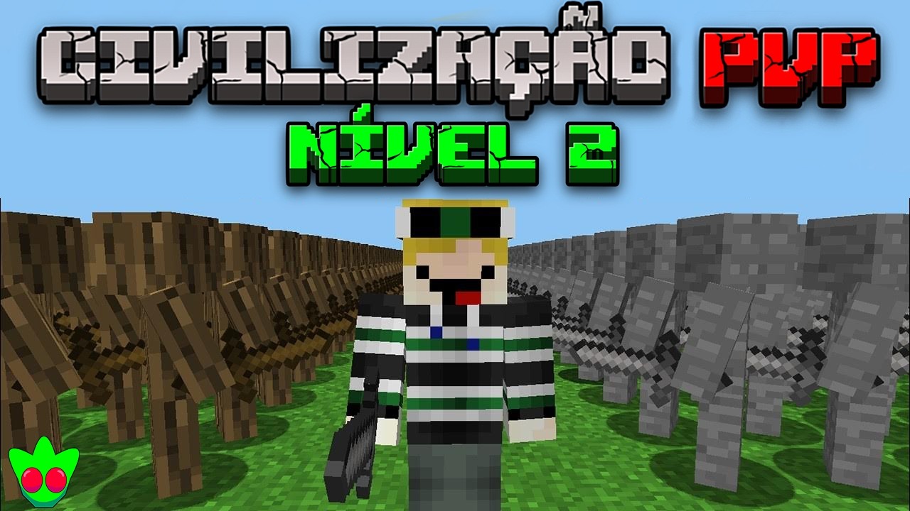 CIVILIZAÇÃO PVP - Nível 2 | Evbo (Dublado) #minecraft #aquaritis
