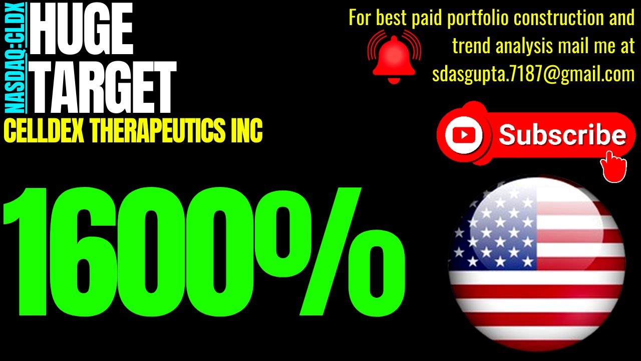 CELLDEX THERAPEUTICS INC HUGE TARGET | CLDX STOCK