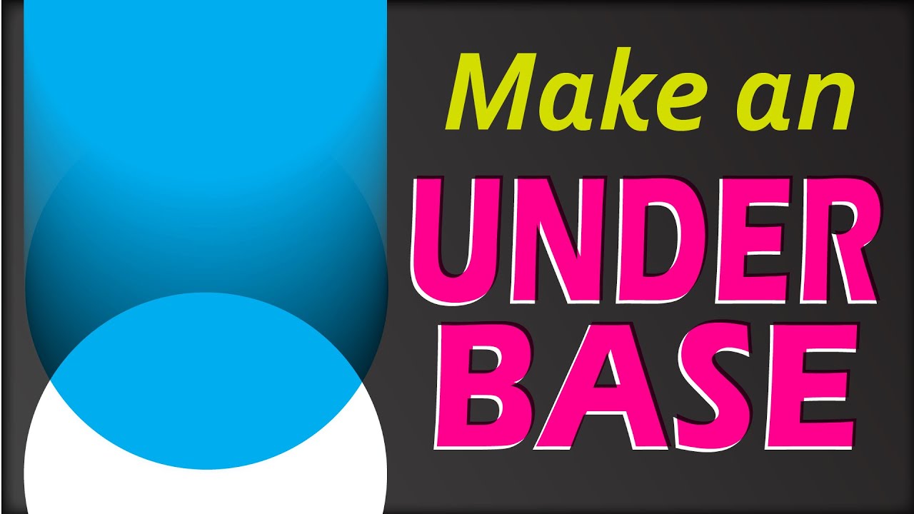 How to Make an Underbase - Screen Printers Guide to Illustrator Pt. 4