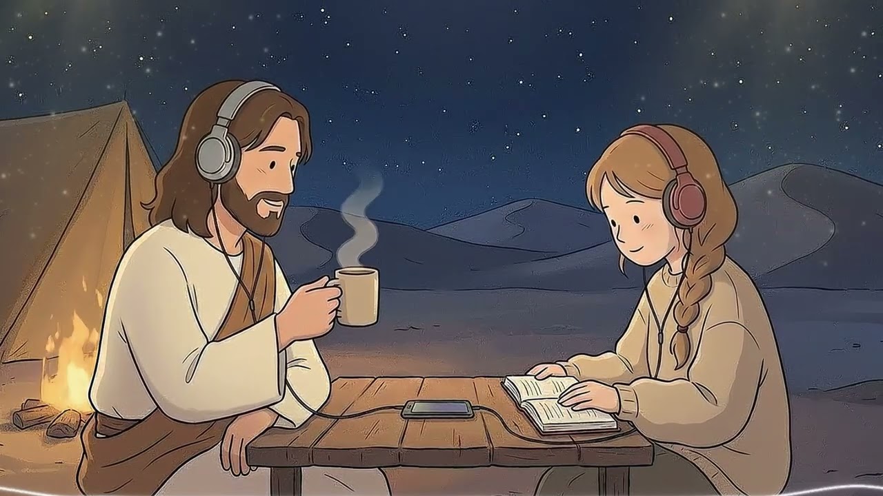 Christian Cafe Jazz for Work & Study | ☕ Morning Coffee with Jesus | KJV Psalms