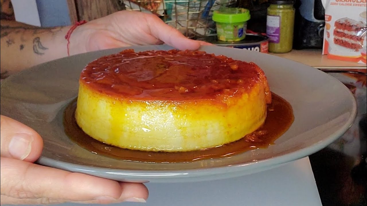 🥥FLAN DE COCO KETO CON SOLO 3 INGREDIENTES!! 