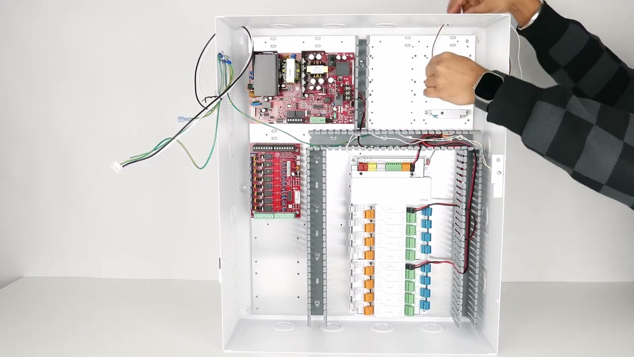 How to install AXIS TA1203 Enclosure with Power Unit