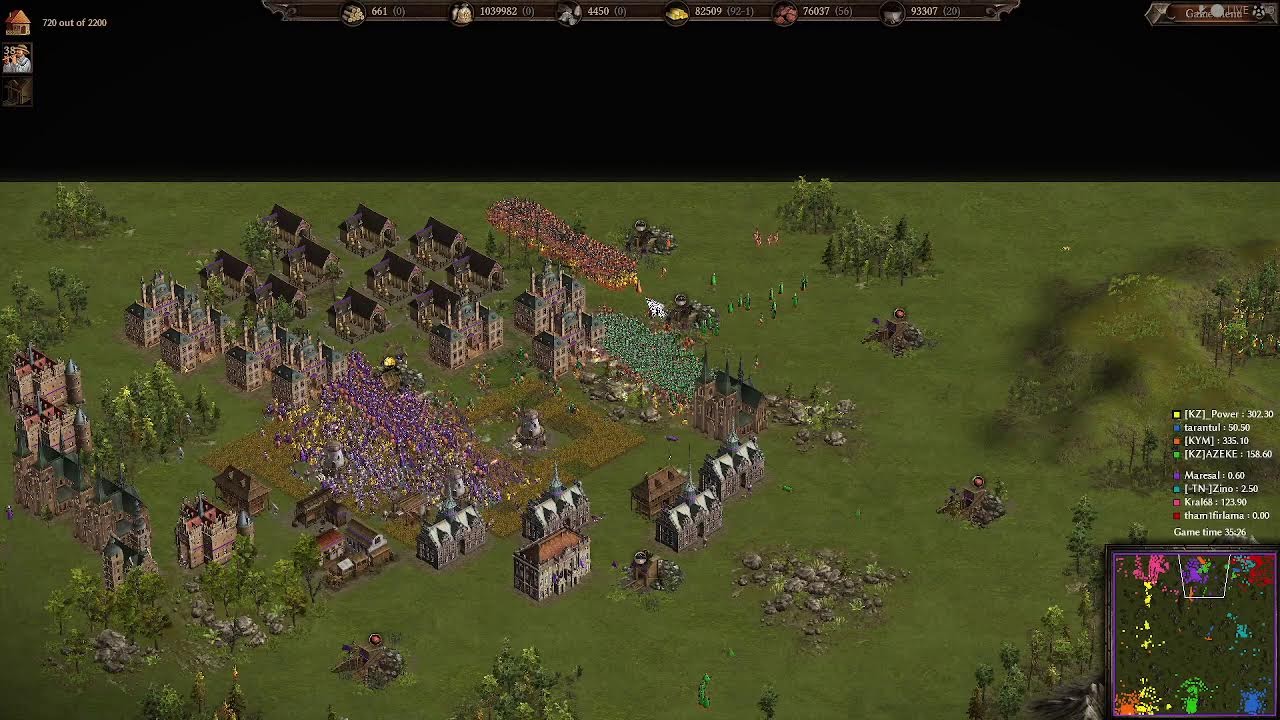 Cossacks 3 live Maresal Zino Kral tham1firlama vs KYM Azeke Power Tarantul