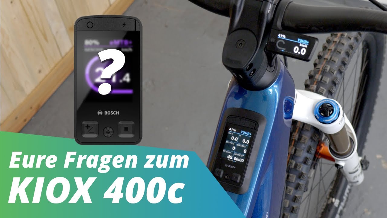 Kiox 400c Hilfe: Antworten auf eure häufigsten Fragen zu Cube, RideScreen & Ladebuchse