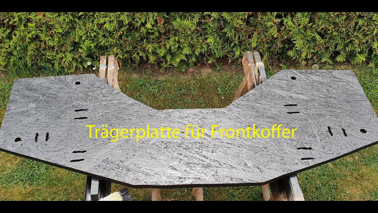 Tr&auml;gerplatte f&uuml;r den Frontkoffer