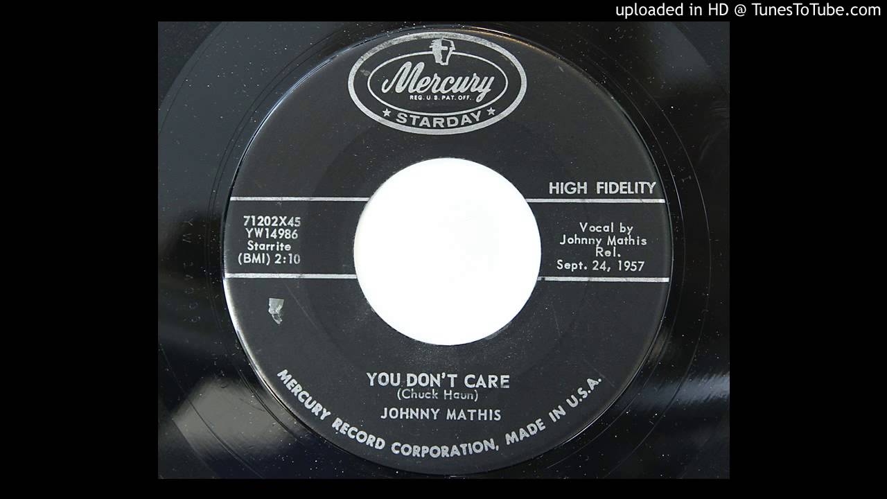 (Country) Johnny Mathis - You Don't Care (Mercury-Starday 71202)
